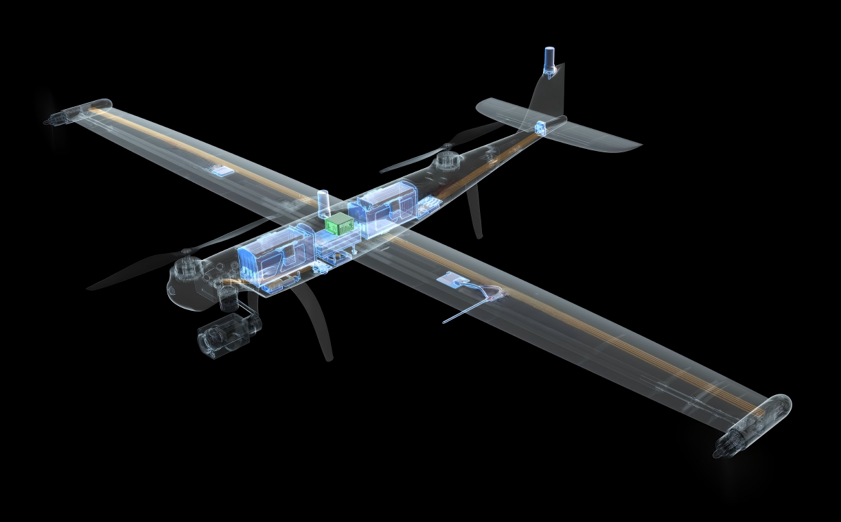 Dragonfish Standard Versatile Multi-Mission eVTOL UAV